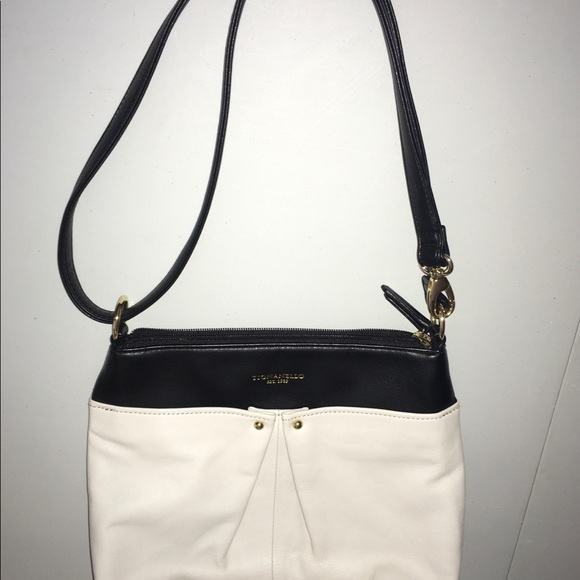 Tignanello Leather Cream and Black Purse - Picture 8 of 10
